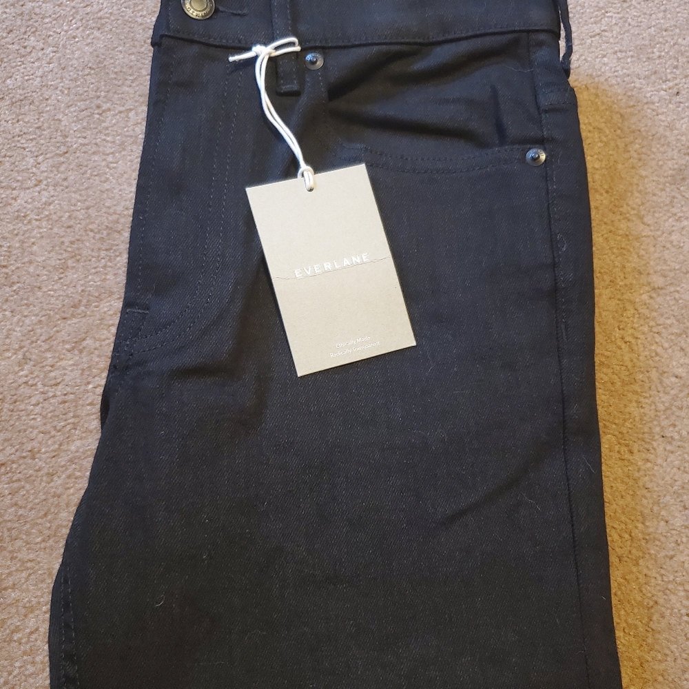 Everlane slim fit black jeans